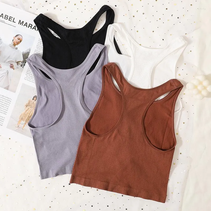 Camisoles Tanks Women Tank Top Beauty Back Bralette Sports Tops Female Lingerie Seamless Underwear Cami Fashion Camisole Summer Sexy