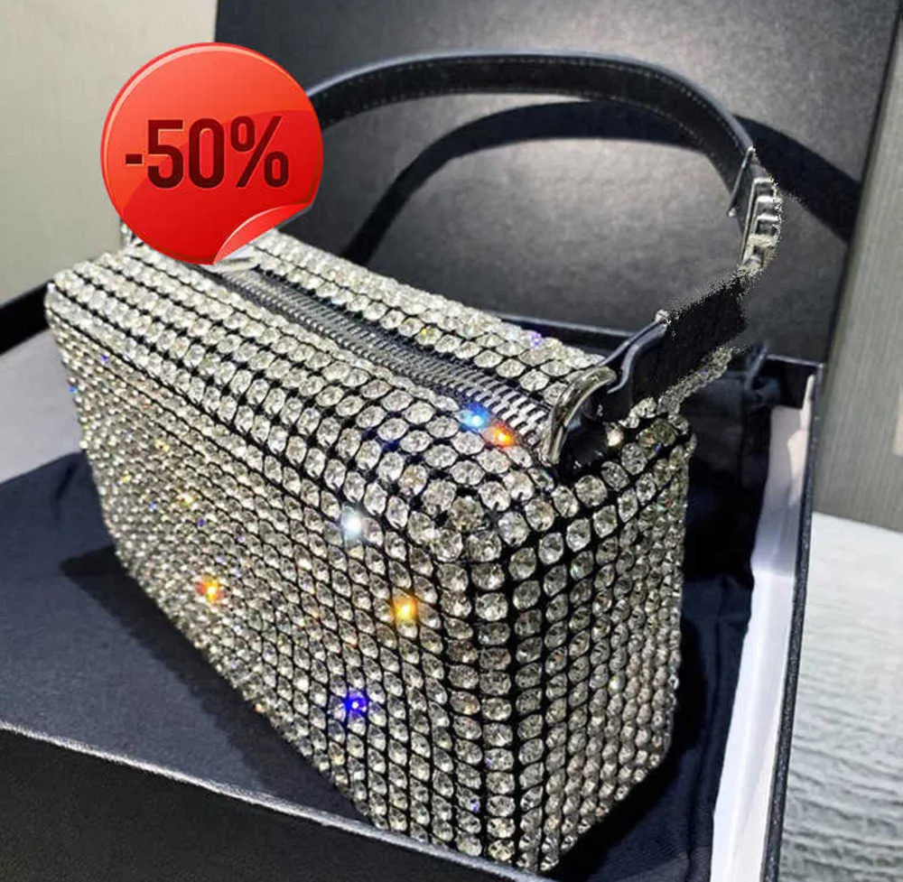 Luxury Bag Women Diamond Hobo-bag Handbag Tote Shoulder Cross Body Shiny Rhinestone Bag Purse Ladies Clutchs1