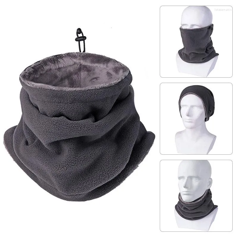 Foulards hiver cache-cou thermique polaire moto Tube épais guêtre visage écharpe coupe-vent hommes femmes Bandana cyclisme extérieur bandeau