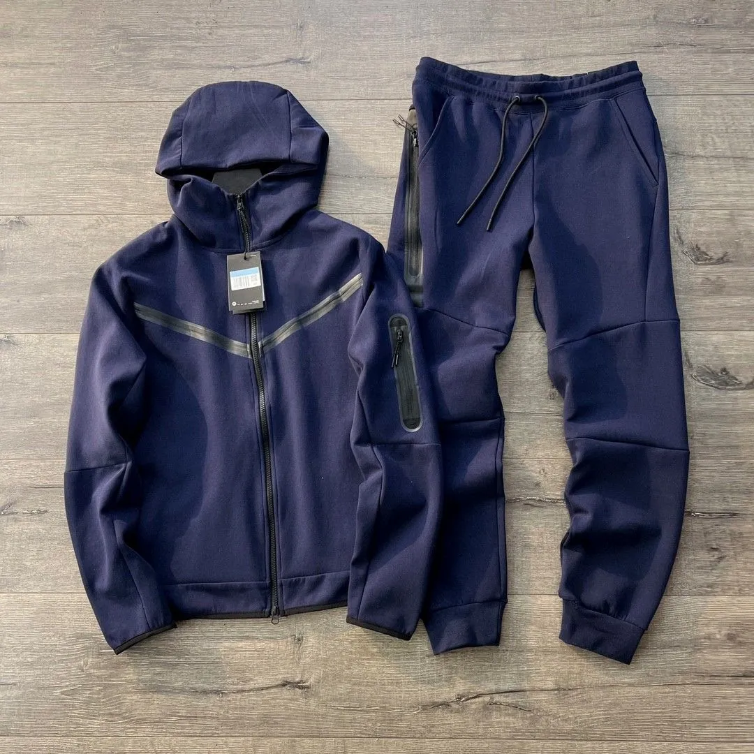 Tech Fleece Budies Kolor Sportswear Full Zip Pant Tracksuit Techs Technes Techfleeces Sport Pants Mens Designer Jackets Space Cotton 19