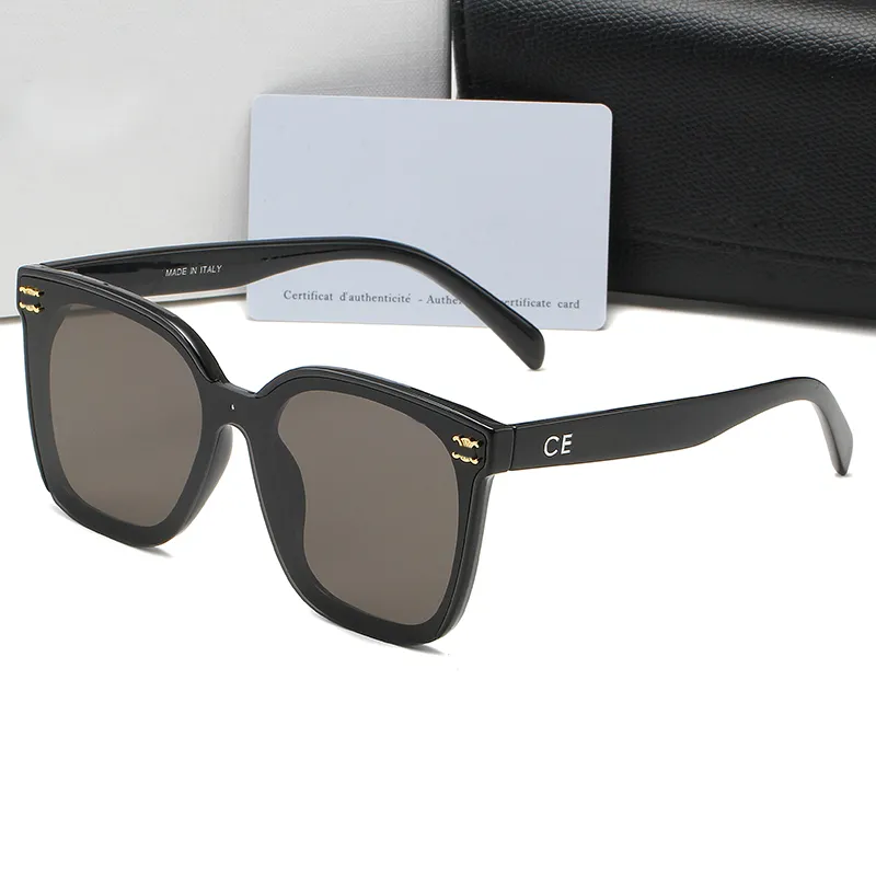 wunderschöne Designer-Damensonnenbrille, luxuriöse, hochwertige Mode, Vintage-Sonnenbrille, übergroße Sonnenbrille, Designer-Außenbrille im Star-Stil, mit Box40368