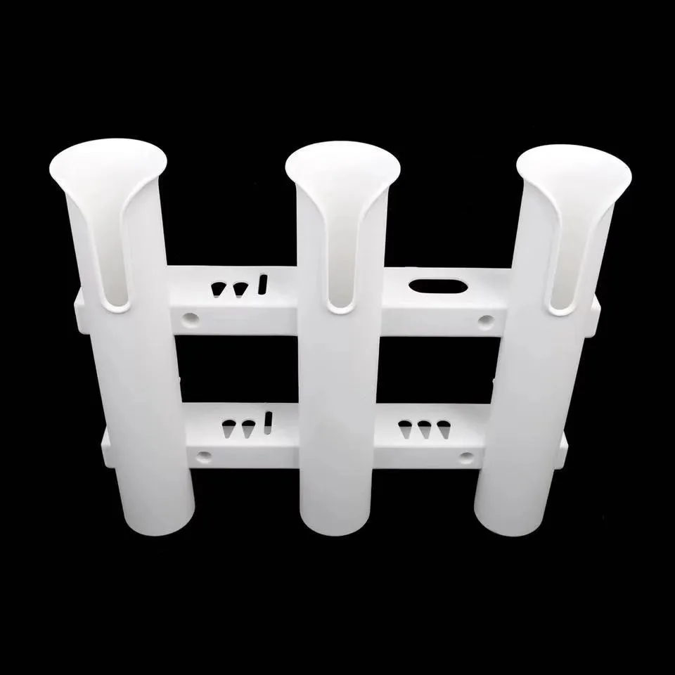 White Plastic Ice Rod Holder With 3 Tubes For Marine Box, Kayak, Yacht  230729 From Xuan09, $12.54