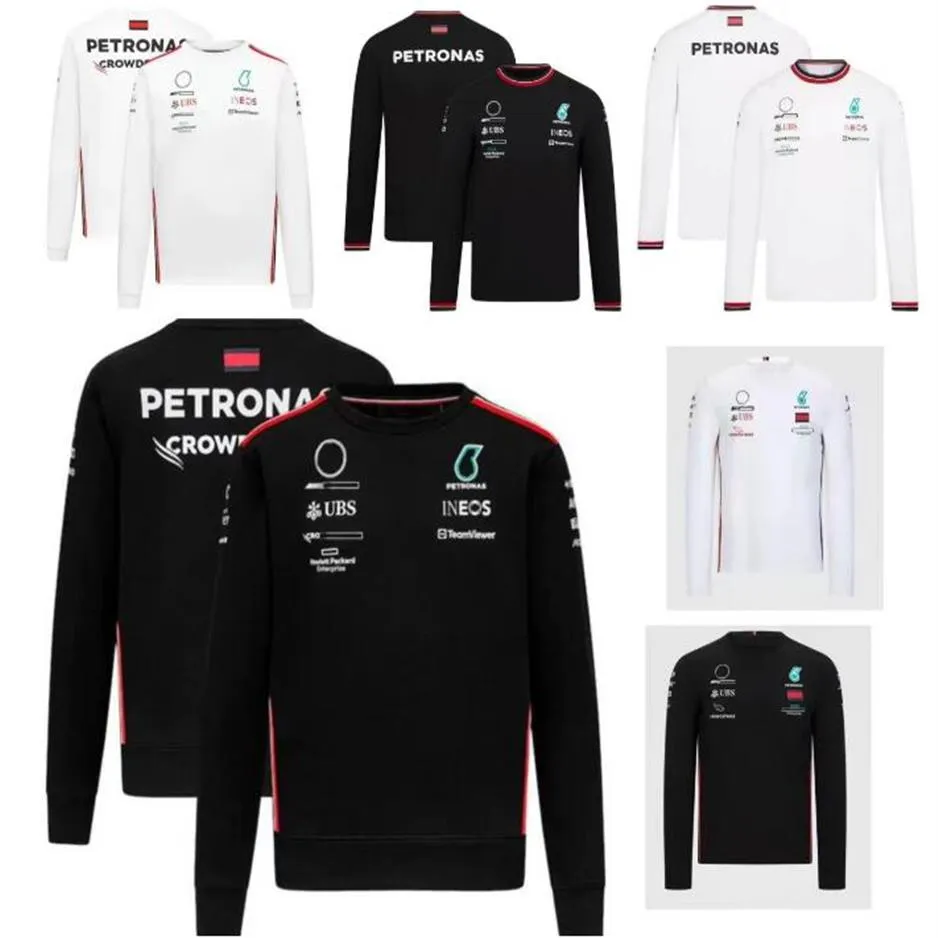 F1 Team Long Sleeve T-Shirt Summer Racing Crew Neck POLO Shirt234u