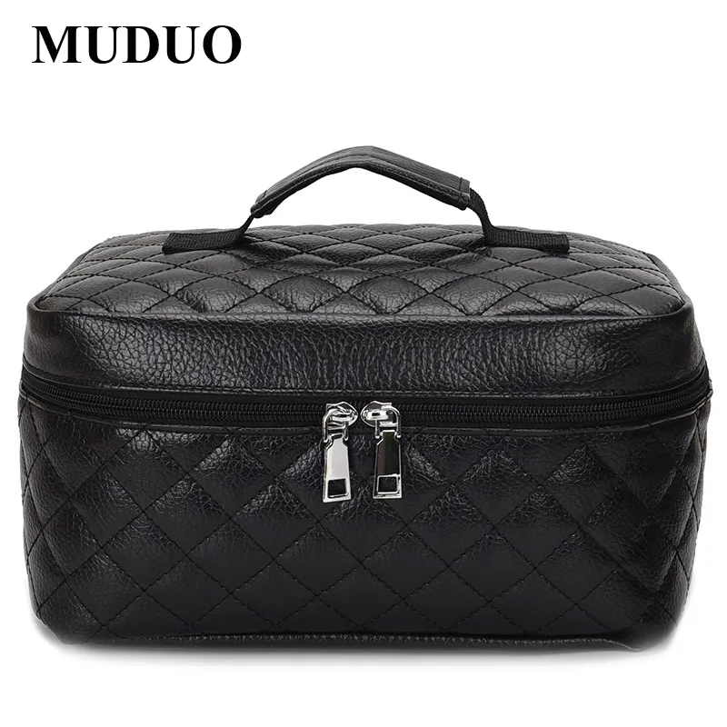 Cosmetic Bags Cases Cosmetic box Quilted professional cosmetic bag women's large capacity storage handbag travel toiletry makeup bag sac 230729