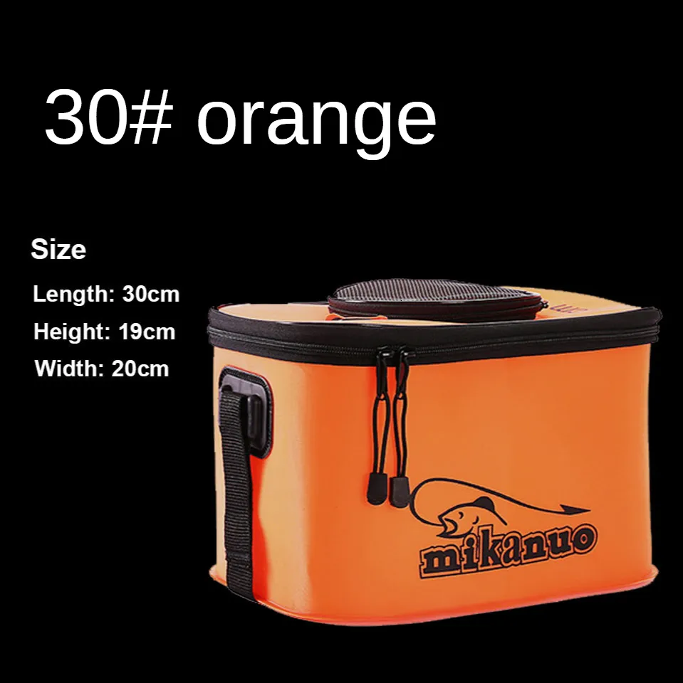 Fishing Accessories Zipper Bucket Live Fish Container MultiFunctional Lures  Outdoor EVA Bag Foldable 230729 From Xuan09, $12.86