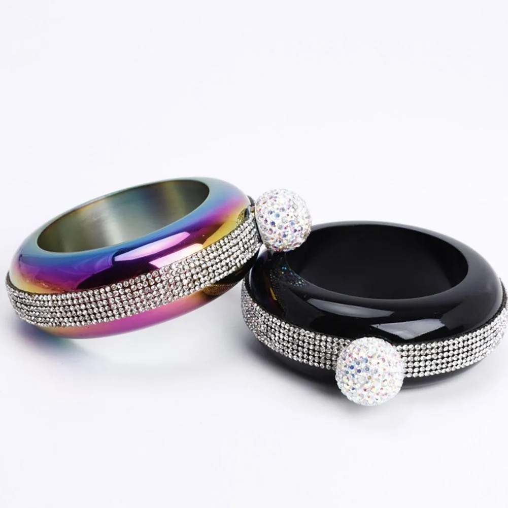 3.5oz bangle bracelet flask with rhinestones| Alibaba.com