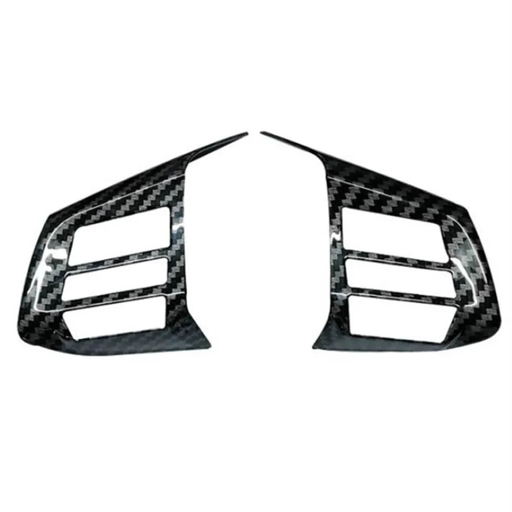 Stuurwiel Covers Voor 2013-2022 Auto Koolstofvezel Graan Knop Frame Decoratie Cover Trim Accessories245q