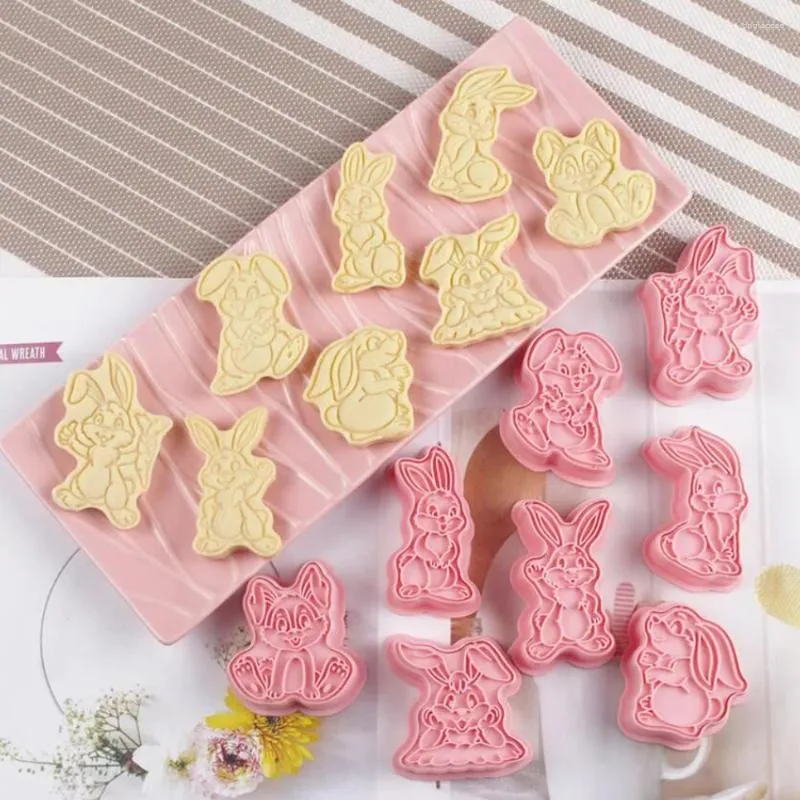 Bakformar 8 st/set cookie mögel set stämpel kex mögel konditor kaka fondant kök diy dekorera verktyg