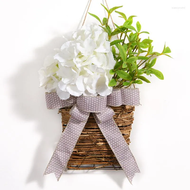 Декоративные цветы весенний венок венок для декор корзины приветственный знак крыльца фермерский дом искусственный свадебный дом