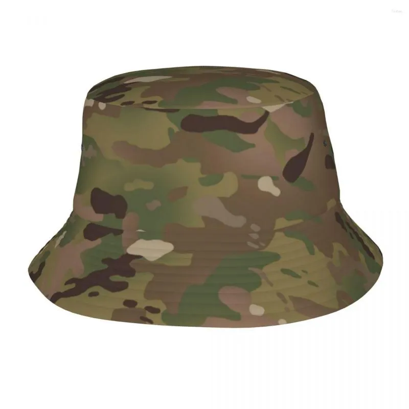 Berretti Cappelli da pescatore mimetici militari Accessori per copricapo primaverili Camo Fishing Fisherman per cappello Bob per adolescenti all'aperto