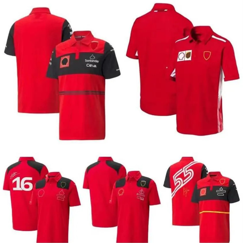 F1 Formula One Racing Polo Suit Summer Team The Lapel T-Shirt نفس الأسلوب التخصيص 277