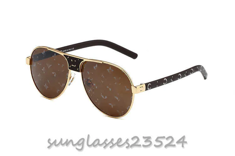 Obiektywne okulary przeciwsłoneczne wielobarowe okulary przeciwsłoneczne, szklanki żab, nadruk soczewki, designerskie luksusowe szklanki 420