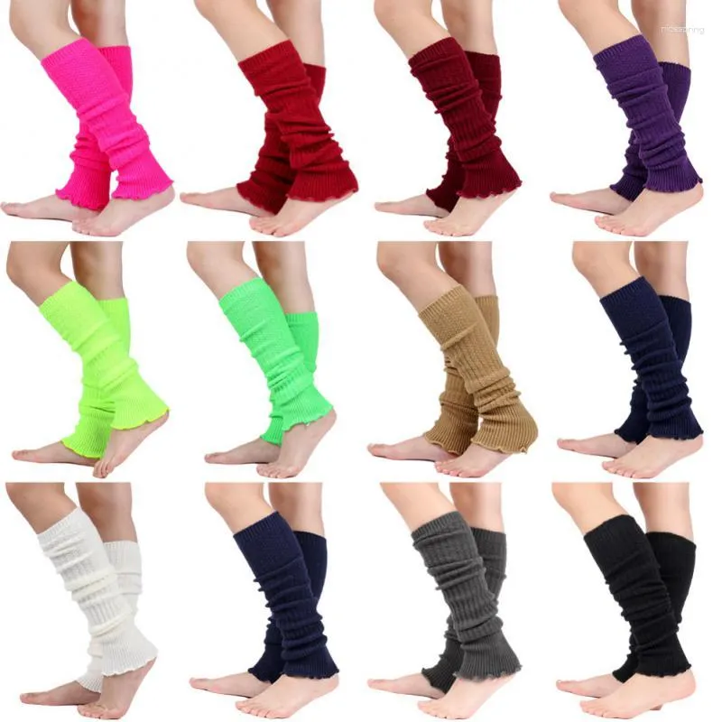 Chaussettes de sport chaudes aux genoux, 1 paire, autres accessoires, chauffe-pieds, Type coloré, vêtements, bas de bottes hautes