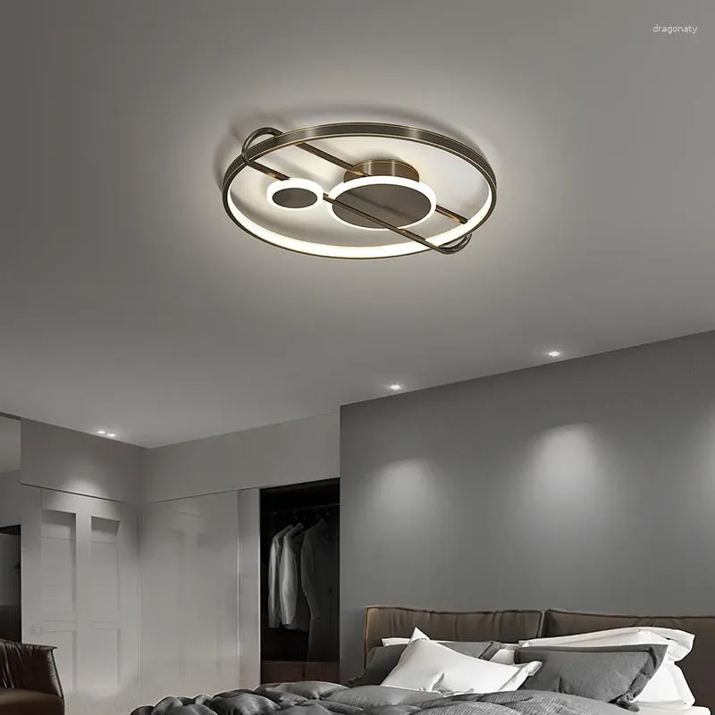 Ceiling Lights YUNYI Post Modern Brass Rings Led Lamp Wholesale Zhongshan Factory Flush Mounted Light