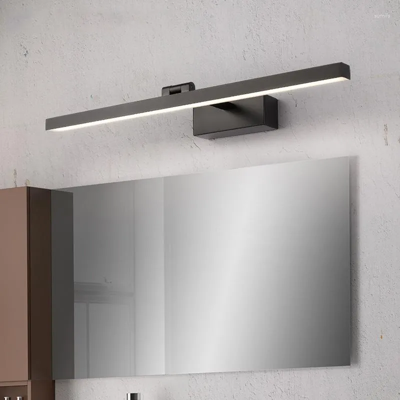 Lampada da parete 9W 40CM / 12W 50CM Lampada da trucco a LED per interni a specchio da bagno semplice e moderna per spogliatoio camera da letto