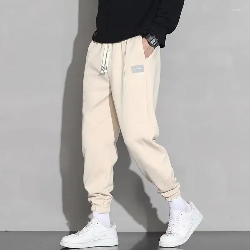 Men's Pants Sweatpants For Men Wide Leg Baggy Items In Young La Trousers Korean Style Vintage Plain Track Male Sweat