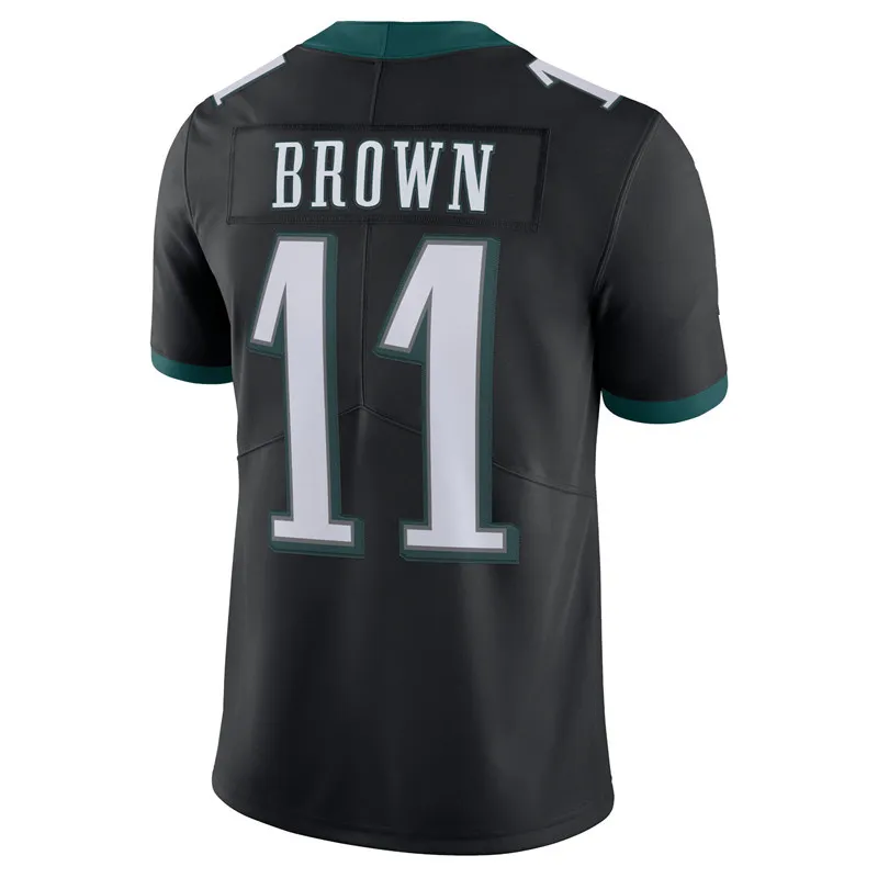 Saquon Barkley Jalen Hurts Kelly Green Fußballtrikot A.J.Brown Carter Devonta Smith Haason Reddick Jason Kelce Darius Slay Lane Johnson Mailata Goedert 952