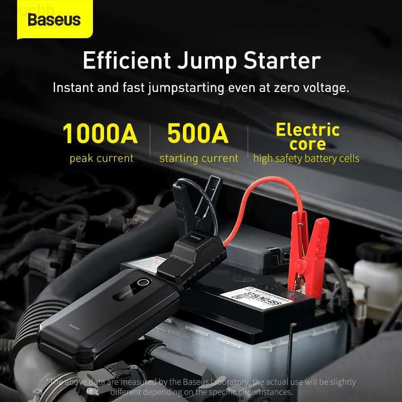 Baseus - Power Bank - 20000 mAh - mit Kfz-Starthilfe - Max Car