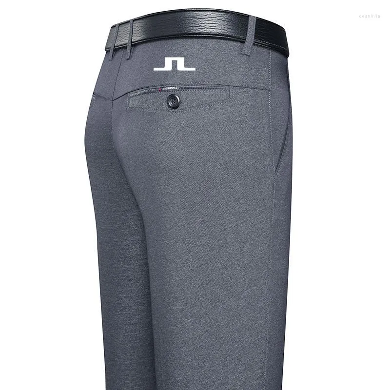 メンズスーツJリンデーバーグの男性パンツファッションゴルフズウヤーズスポーツとカジュアルな薄いメンズ通気性のあるクイック乾燥高品質の服