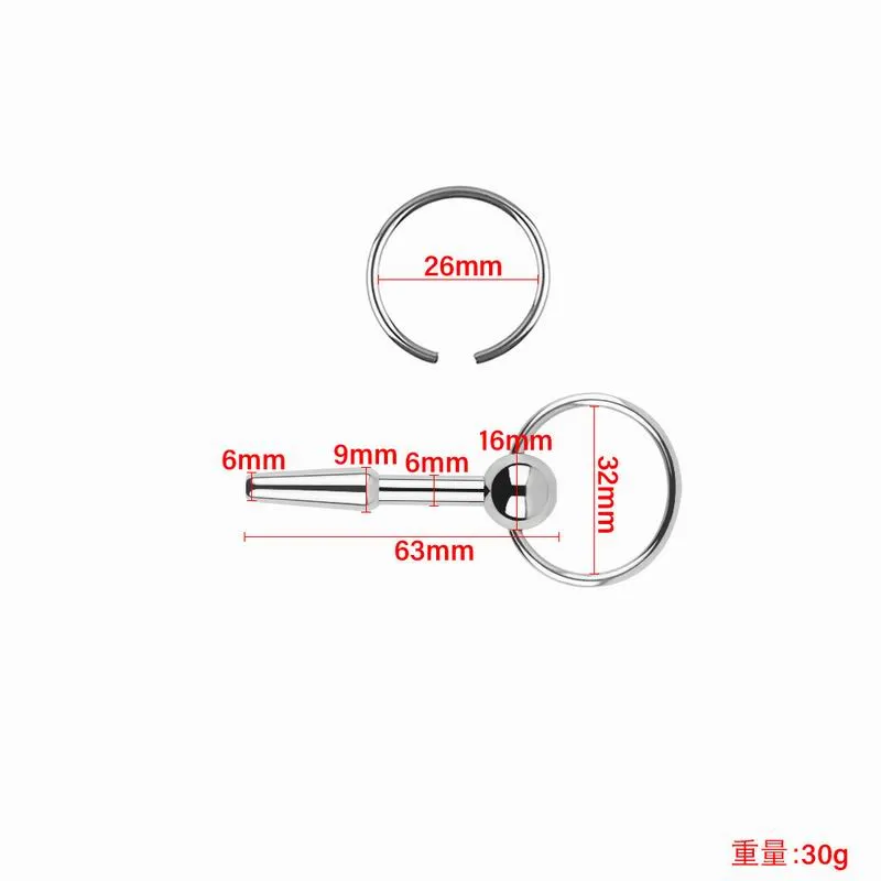 Metall-Penis-Harnröhrenkatheter, männliche Harnröhrendilatatoren, Edelstahl-Penis-Plug-Katheter, Geräusche, aufregende Produkte für Erwachsene