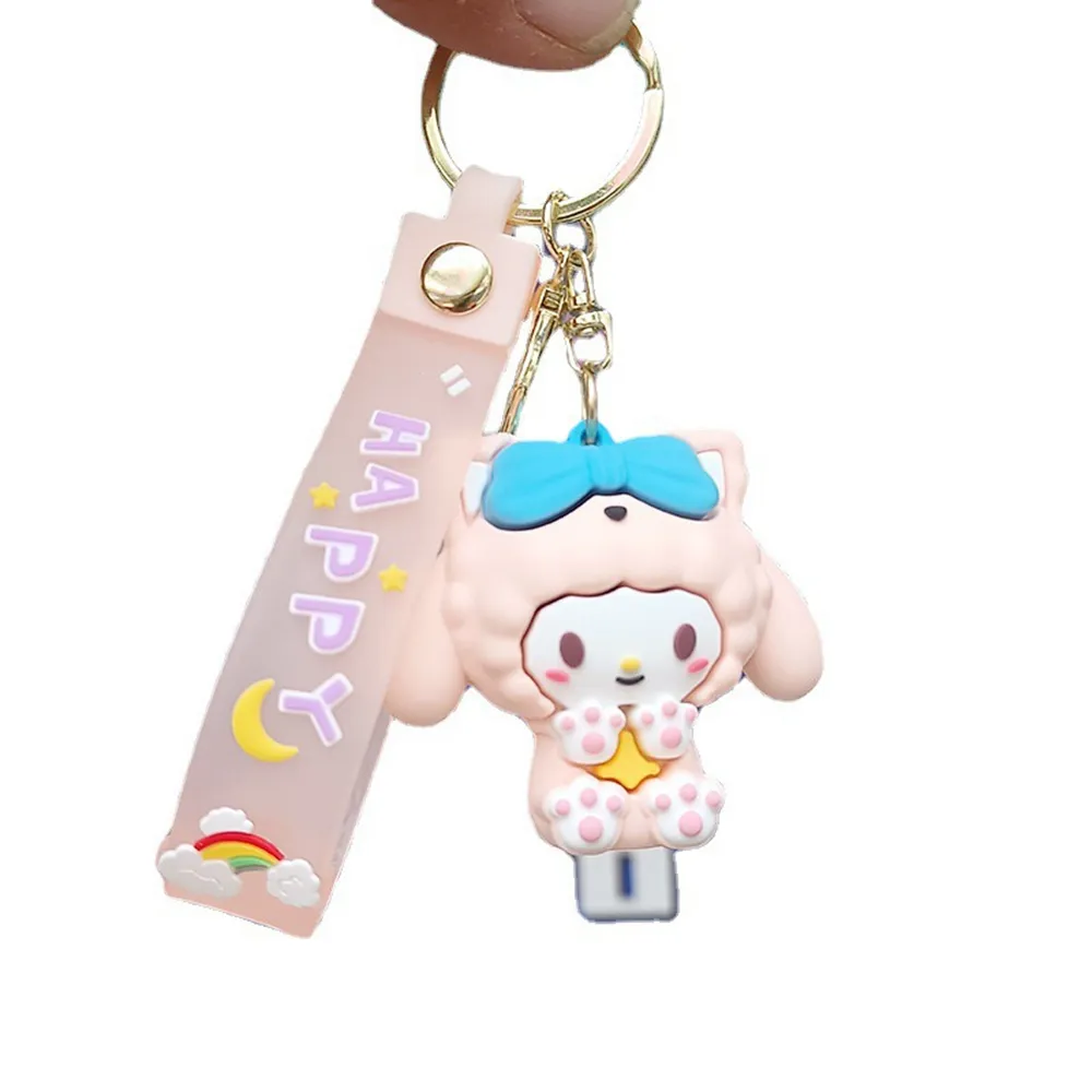 Portachiavi Peluche Sanrio – Hello Kitty, Melody, Cinnamoroll, Pochacco, Simpatico