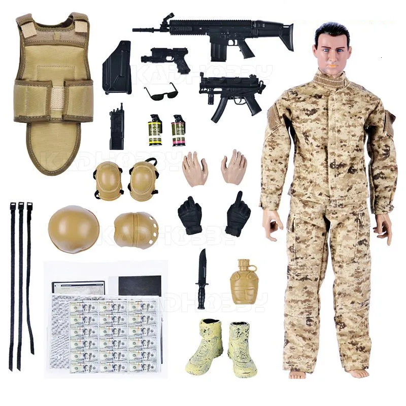 12 military sale action figures
