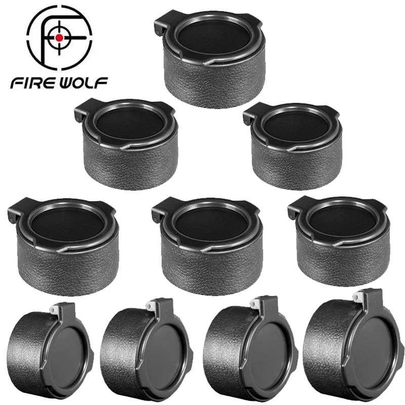 48MM 66MM Flashlight Cover Scope Cover Rifle Scope Lens Cover Internal