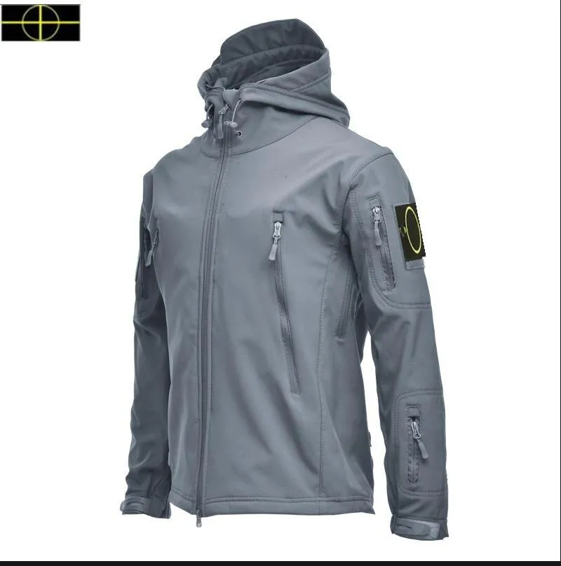 New Stand Collar Hooded Casual Large Size Men's Jacket New Stand Collar Hooded Casual Large Size Men's Jacket