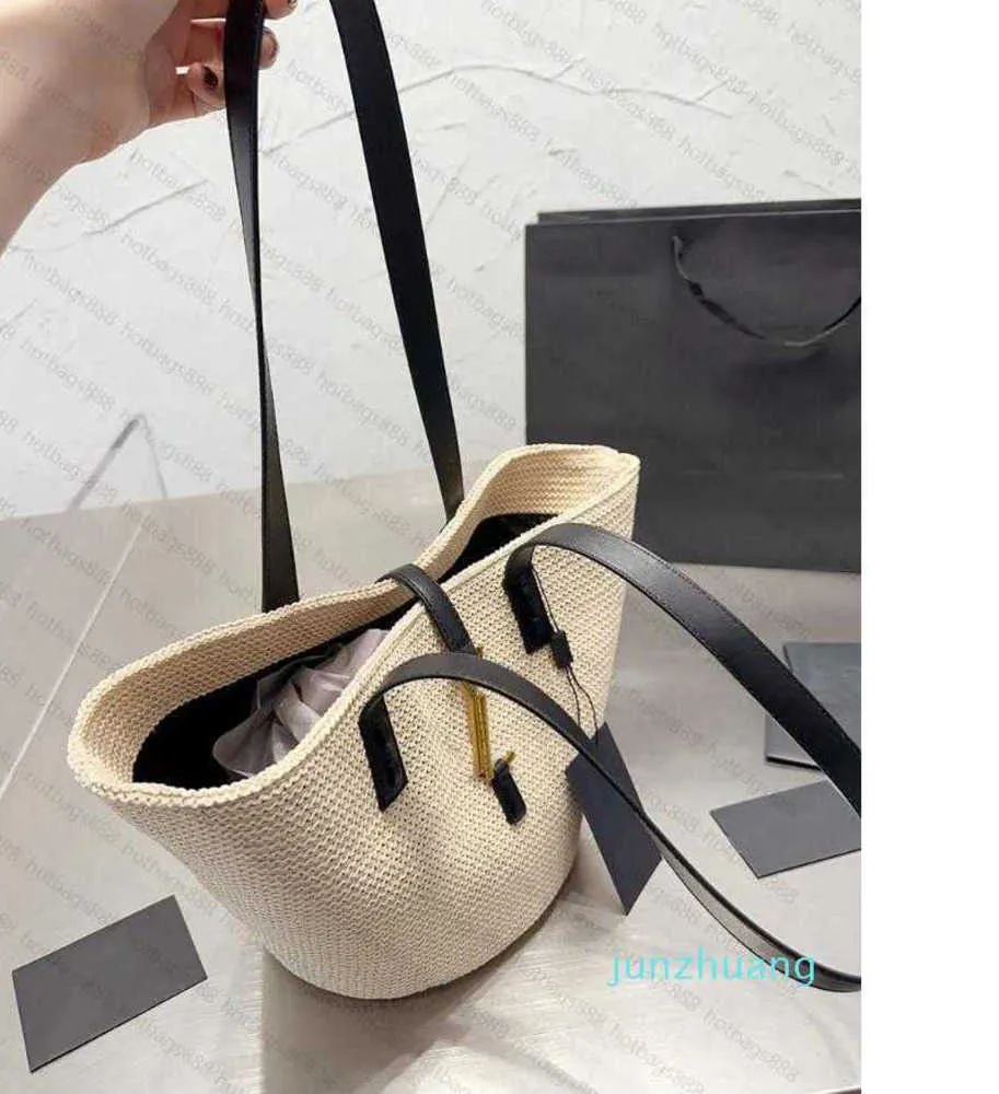 Bolsos de diseñador de moda de verano de ratán para mujer bolsos de hombro tejidos para mujer grandes 236 bolsos de paja de playa de verano bolsos de mano casuales1