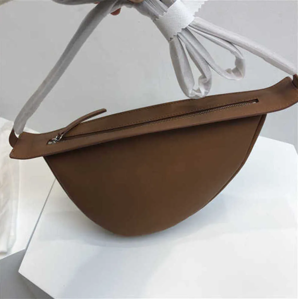 The Row Bag Designer Original Fashion Banana Monospalla Crossbody Saddle Women's Motorcycle Semplicità europea e americana