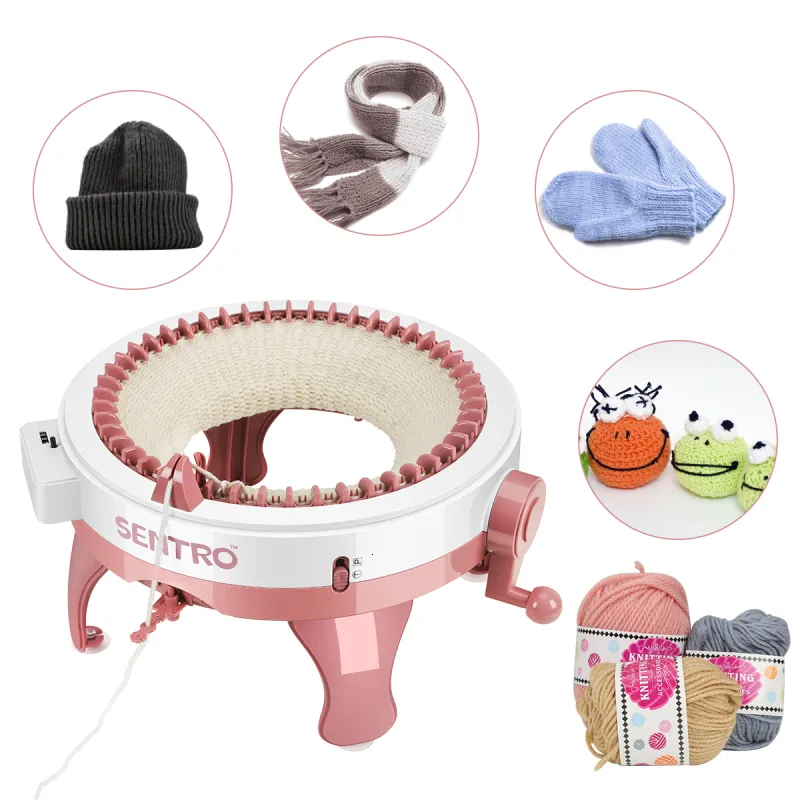 Dried Flowers Handmade Wool Knitting Machine 48 Needles Cylinder Loom  HandKnitted Scarf Sweater Hat Socks Adult Children Lazy Artifact 230729  From Xuan10, $56.45
