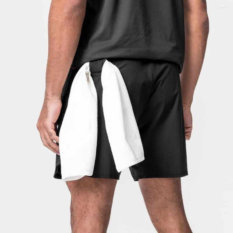Shorts pour hommes 2023 été hommes Style salle de sport Fitness respirant séchage rapide course entraînement mâle survêtement lâche fermeture éclair poches pantalons de survêtement