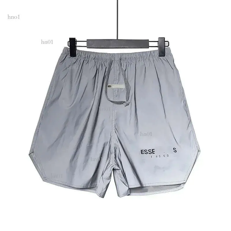 2023 Mens Reflective Loose Drawstring Shorts Oversized Casual