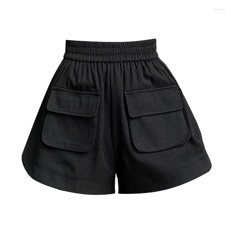 Damen-Shorts, Sport, alles, lässig, für Damen, Sommer, dünner Stil, lockere Show, draußen tragen, hohe Taille, Wort, weites Bein, Hose, Biker