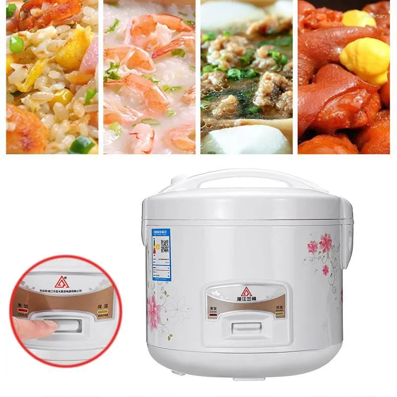 2/3/4/5L Efficient Electric Rice Cooker Alloy Cast Iron Heating Pressure Soup Cake Maker Multi Kitchen Appliances
