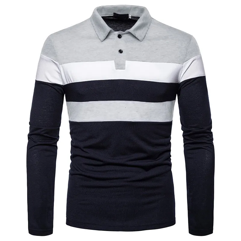 Mens Fashion Long Sleeve Golf Polos For Men With Splicing, Anti Wrinkle,  Breathable, And Streetwear Inspired 5XL 230729 From Xue05, $8.66