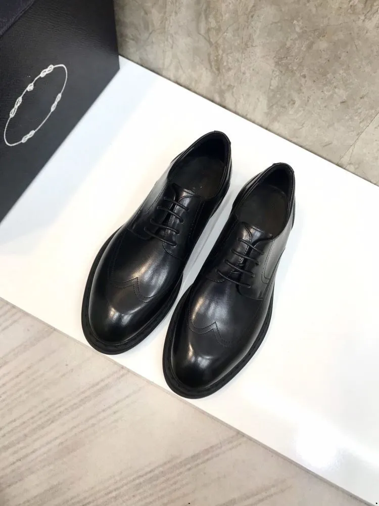 10model Neue Designer-Blockschuhe für Herren, Nähte, Schnürung, geschnitzte Business-Kleiderschuhe, luxuriöse Qualität, bequeme klassische Oxford-Hochzeitsschuhe