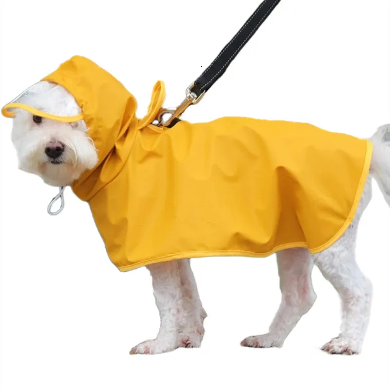 Vêtements pour chiens Imperméable pour chien de compagnie pour petit moyen grand chien Veste imperméable Grand chien Manteau de pluie Vêtements Corgi Husky Schnauzer Carlin Labrador 3XL 230729