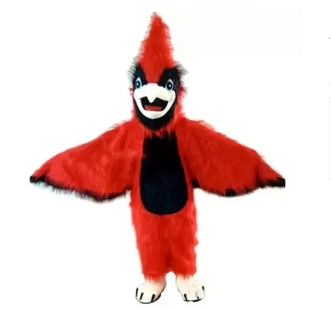 Red Eagle Bird Mascot cartoon Halloween dress Abbigliamento personalizzato Abbigliamento di alta qualità Festa di compleanno