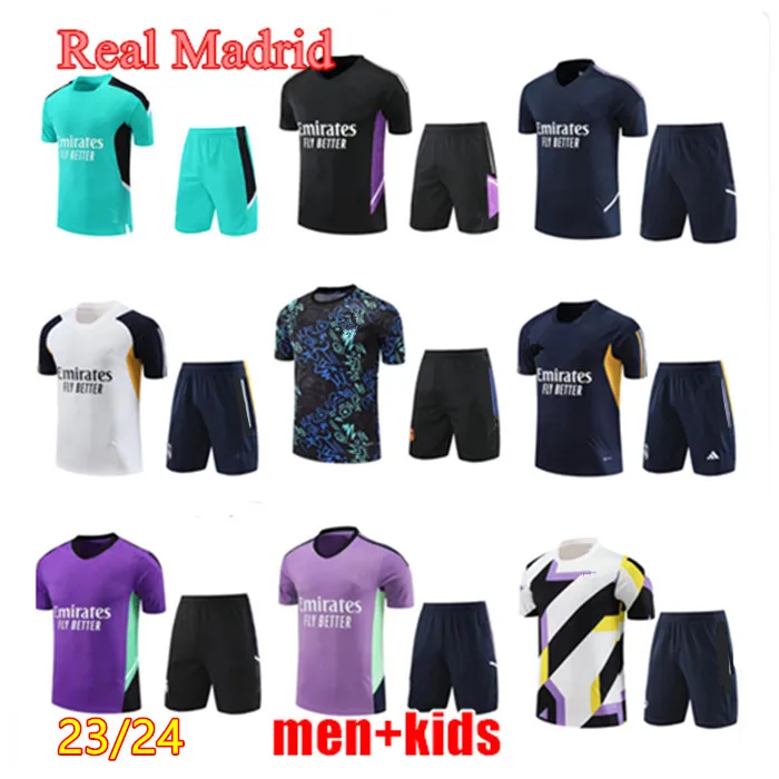 23/24 Soccer Tracksuits Set Real Madrids Tracksuit Set 2023 Men Football Kit Chandal Futbol Survetement Madrids Training Suit Sweatshirt