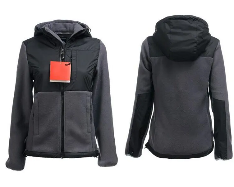 Yüksek kaliteli kış kadın polar hoodies ceket kamp rüzgar geçirmez ski ceket açık açık hava kapüşonlu softshell spor giyim siyah s-xxl