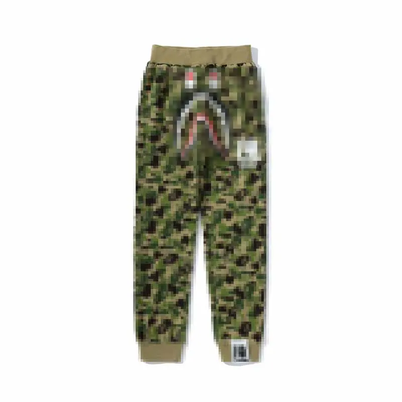 Bathing Ape Autumn New Youth Ink Camo Jubileum Limited Terry Casual Feet Pants Spring Ape Pants