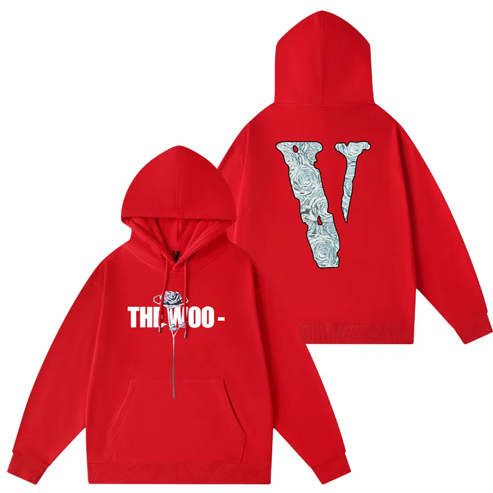 Unisex VLONE Cotton Hoodie Hip Hop Streetwear Sweatshirt for Men Women in USA