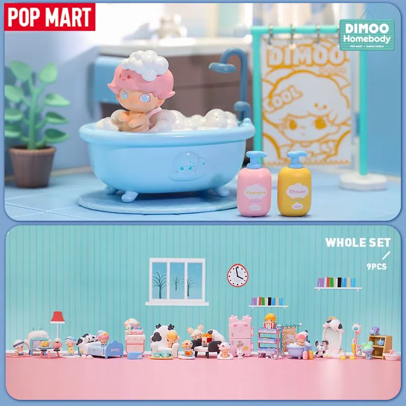 Blind Box Pop Mart Dimoo Homebody Series Prop Series Mystery Box Figuards Present Kid Toy 230731
