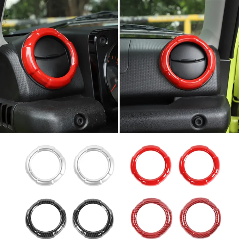 ABS Car Conditioning Tuyere Trim Decoration Cover for Suzuki Jimny 2019 UP Car Accessories191t