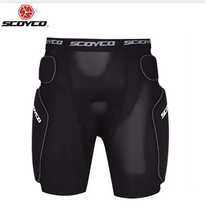 SCOYCO P-01 Motorcykel rustning byxor Motobike cykel andas röv ridning racing byxor Motocross Shorts Protector209b