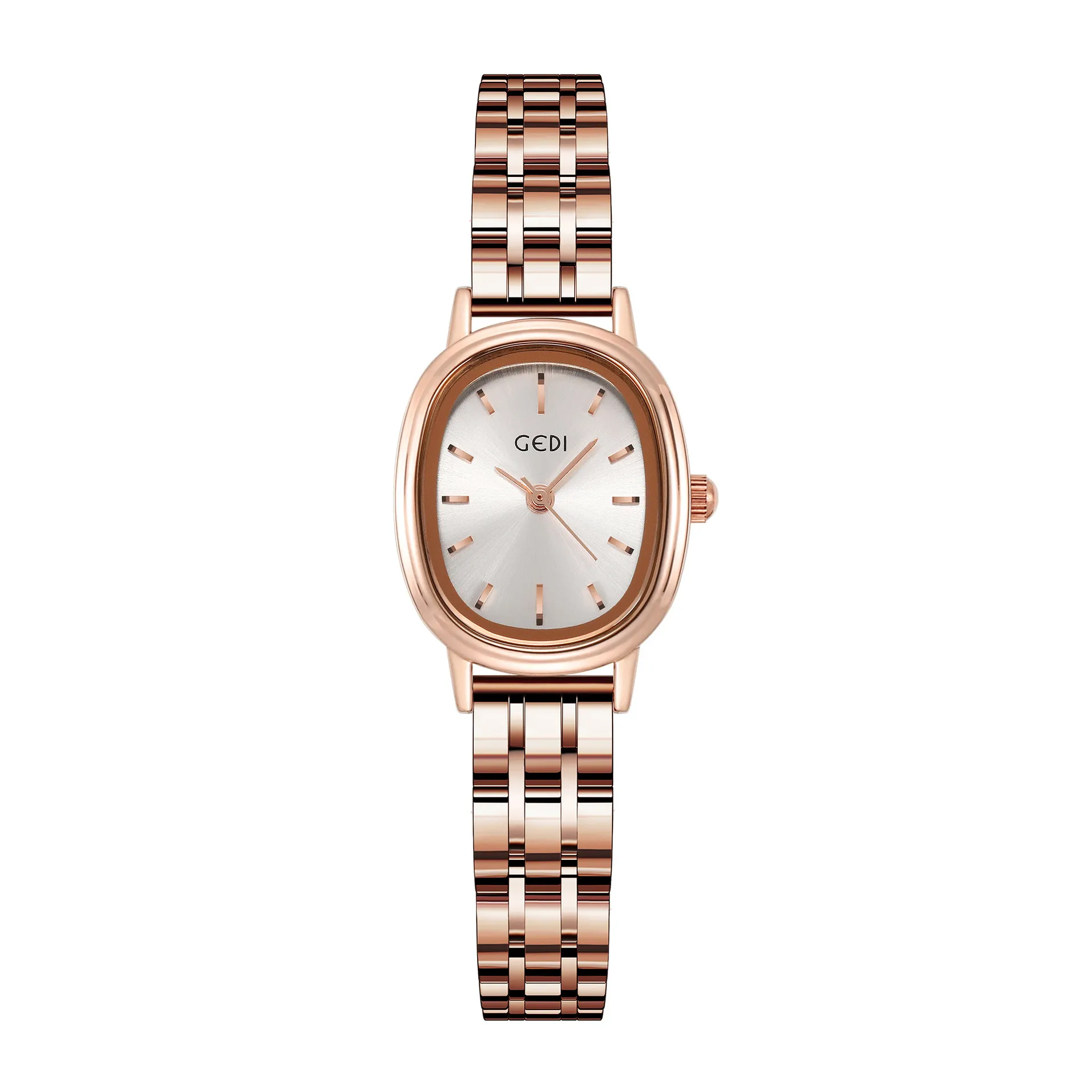 CIVO Orologio Da Donna Quadrato Piccolo - Oro E Argento, Cinturino Acciaio, Quadrante Con Numeri Romani, Regalo Ideale
