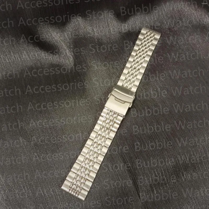 Bracelets de montres Perle en acier inoxydable de haute qualité 22MM Bracelet de bande de riz Fit For SKX007 Dive