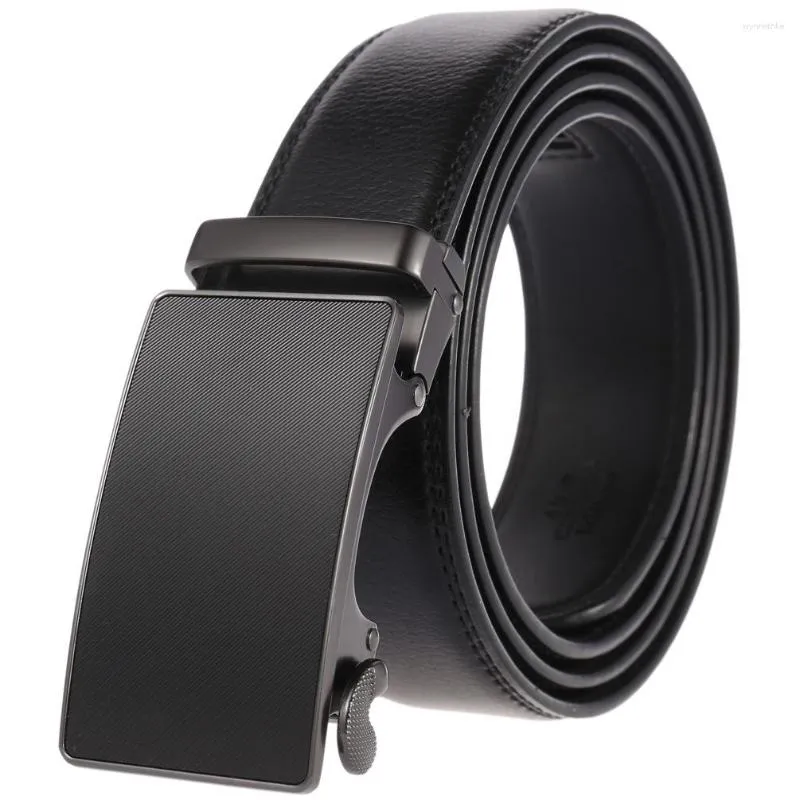 Belts Business Man Belt Casual Fashion Luxury Designer Automatic G Buckle Women Jeans Leather For Male