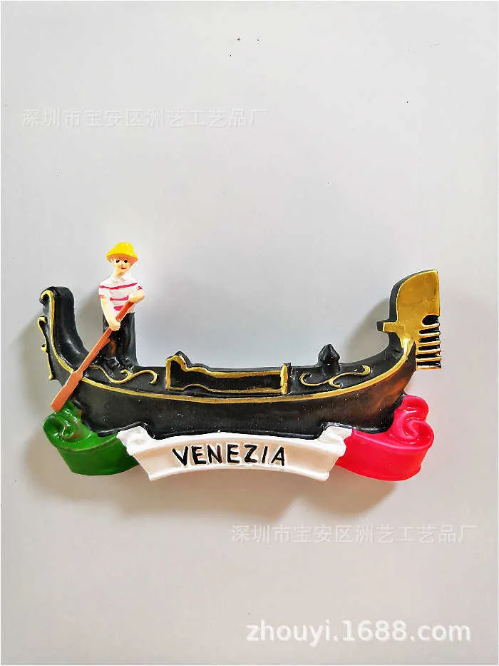 Magnete Frigorifero 3D Venezia Italia – Souvenir Artigianale In Resina – Regalo Originale E Decorazione Casa